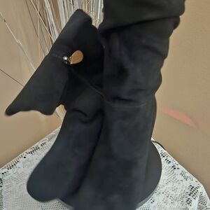 💘❤️Women Kenneth Cole Leather/Suede Mid-rise Boots - Size 9 NWOT💗💕